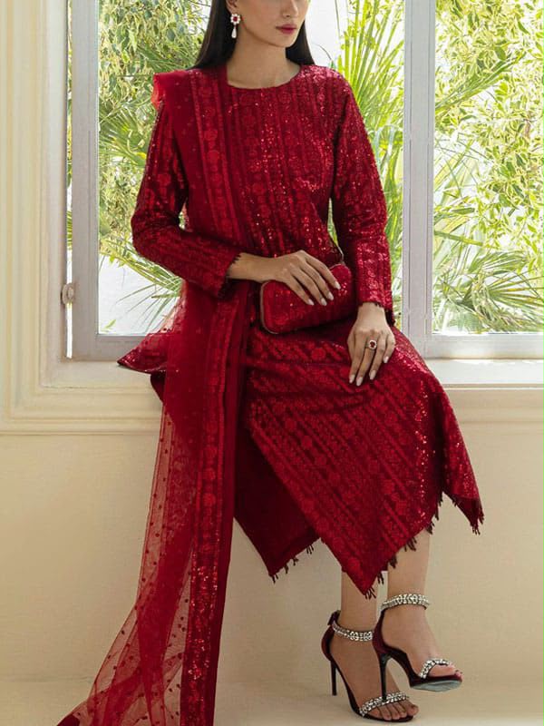 Baroque Luxury Embroidered Chiffon Collection