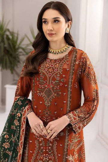 Alizeh Luxury Embroidered Chiffon Suit